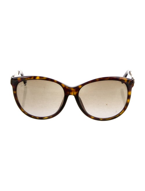 Gucci Web Accent Oversize Sunglasses