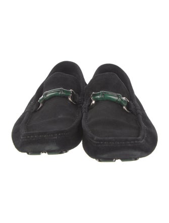 Gucci Horsebit Accent Suede Drivers
