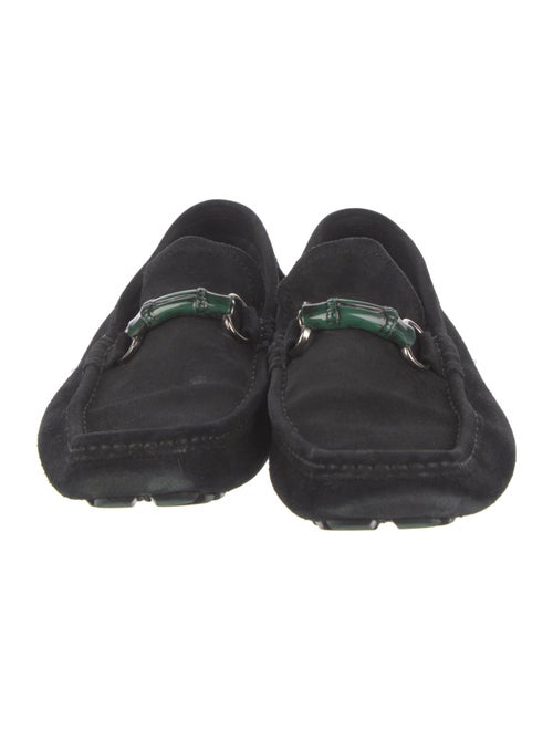 Gucci Horsebit Accent Suede Drivers