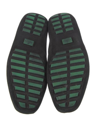 Gucci Horsebit Accent Suede Drivers