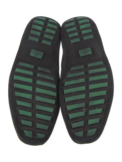 Gucci Horsebit Accent Suede Drivers