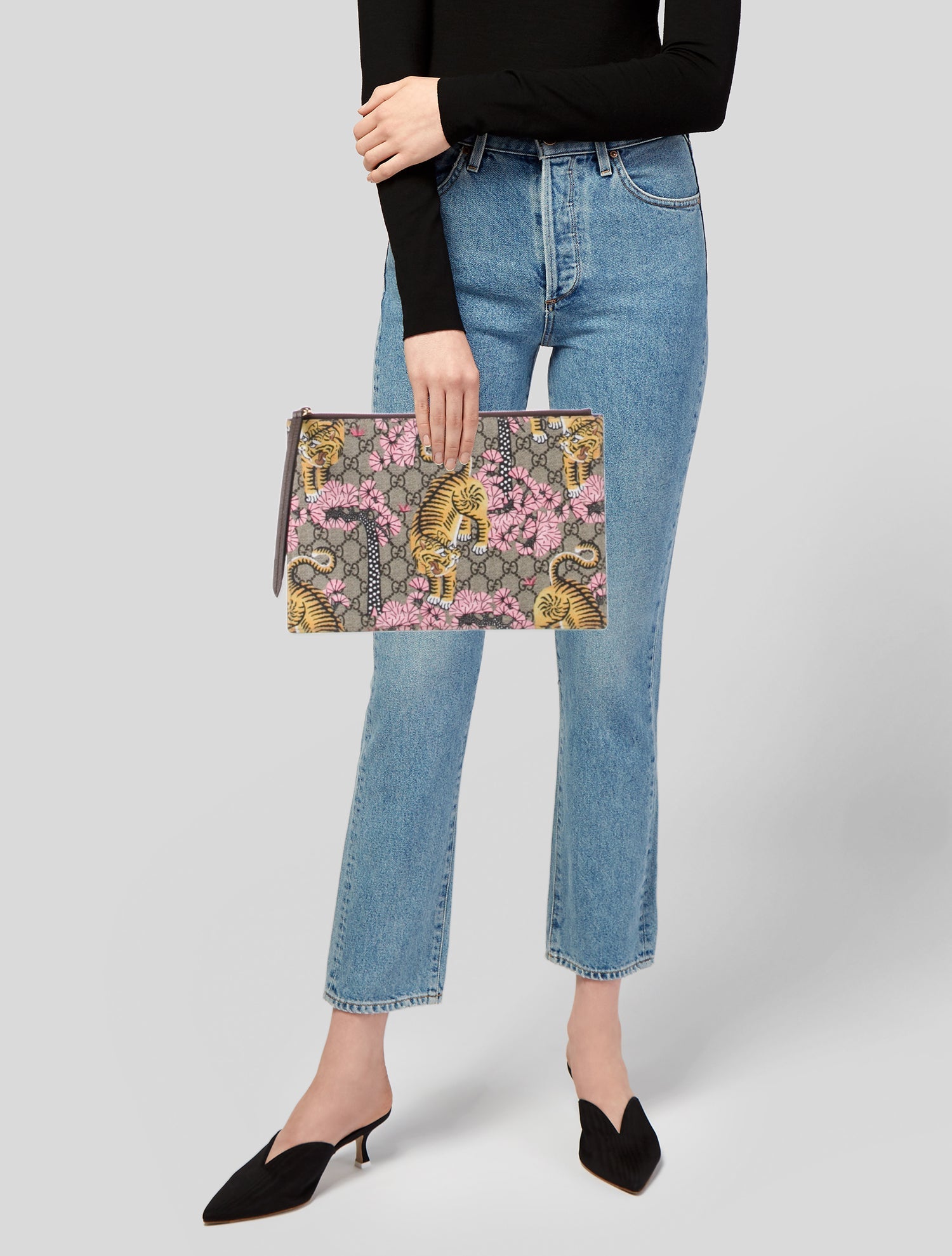 Gucci GG Supreme Clutch w/ Tags