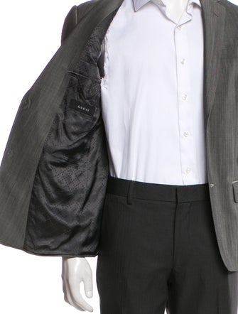 Gucci Bee Accent Wool Suit