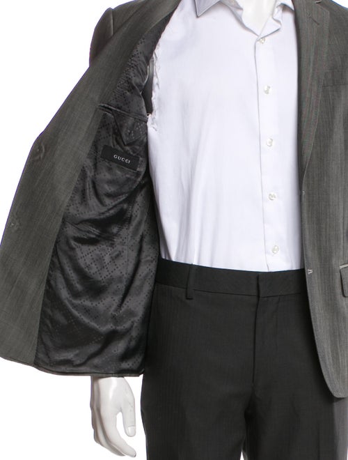 Gucci Bee Accent Wool Suit