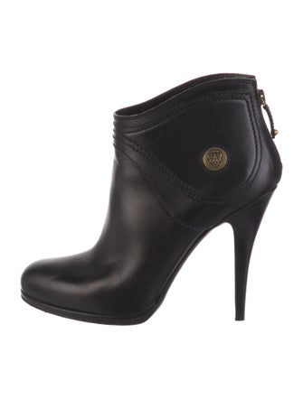 Gucci Hysteria Accent Leather Lace-Up Boots