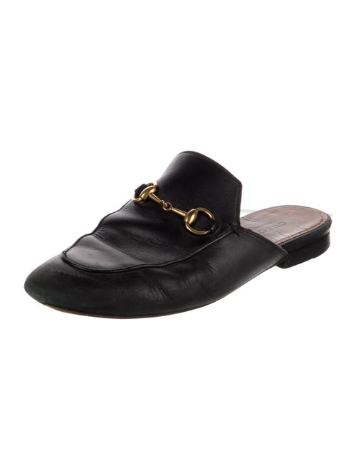 Gucci Horsebit Accent Leather Mules
