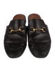 Gucci Horsebit Accent Leather Mules