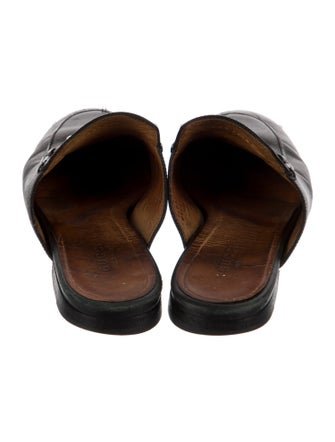 Gucci Horsebit Accent Leather Mules