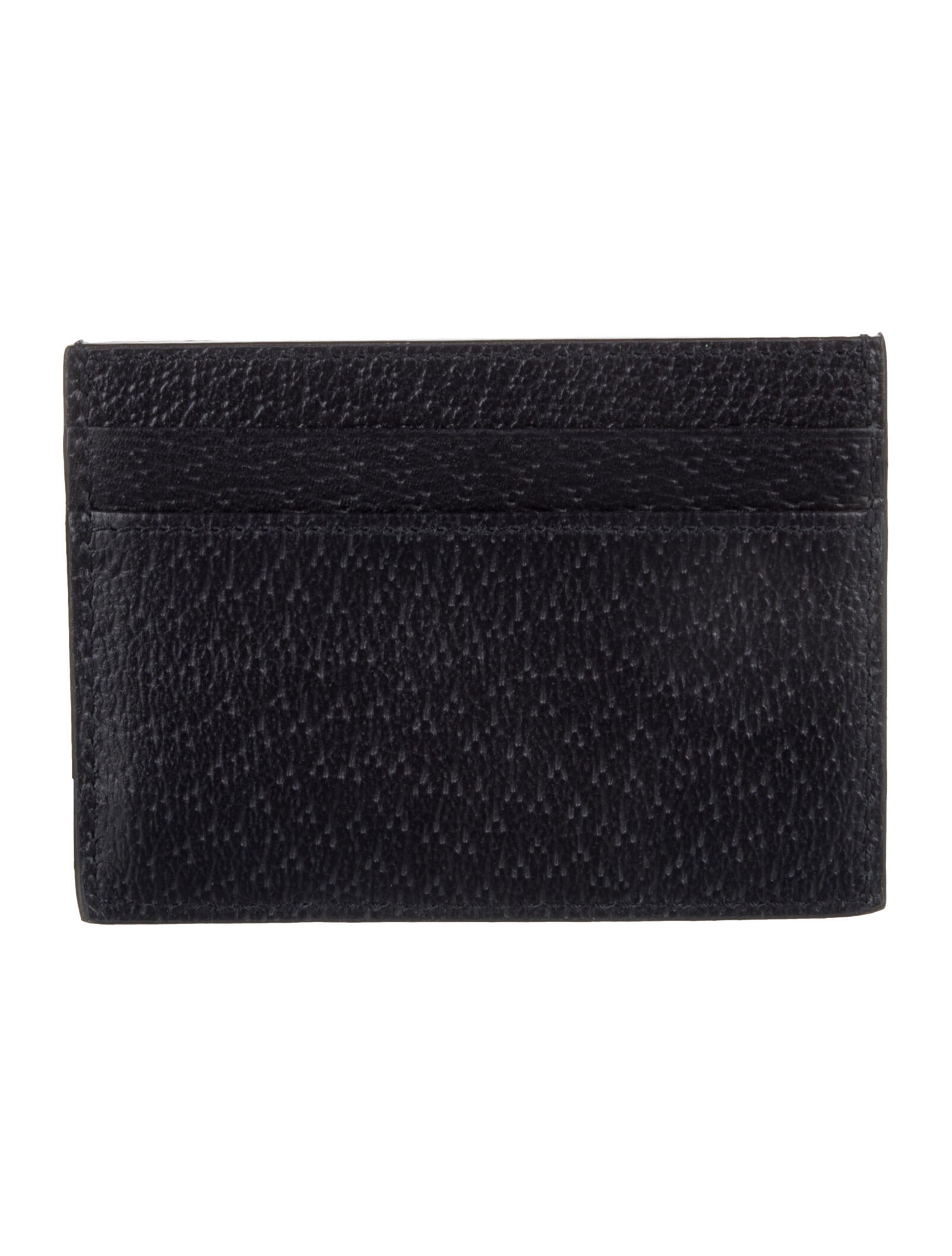 Gucci Horsebit Accent Leather Card Holder