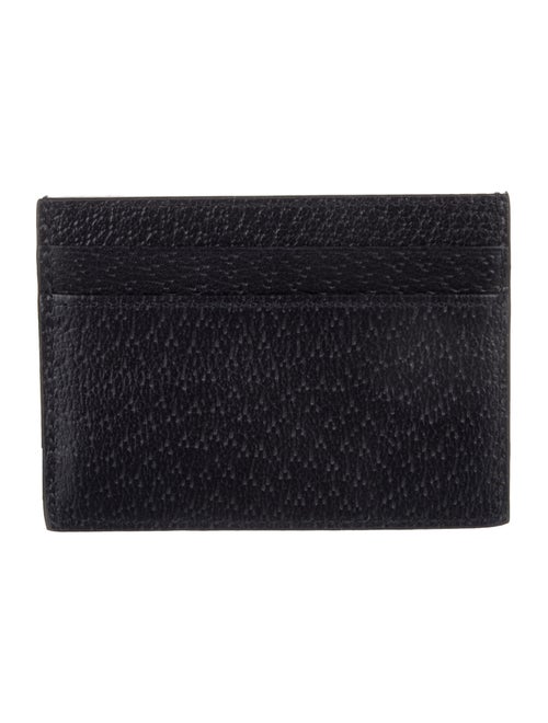 Gucci Horsebit Accent Leather Card Holder
