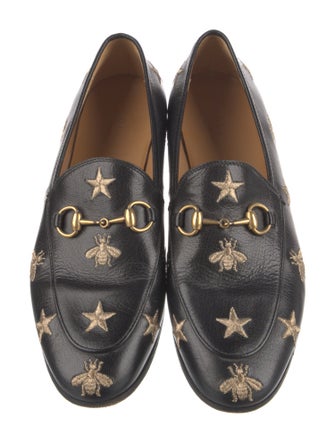 Gucci Horsebit Accent Leather Loafers