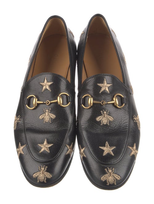 Gucci Horsebit Accent Leather Loafers