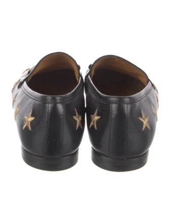 Gucci Horsebit Accent Leather Loafers