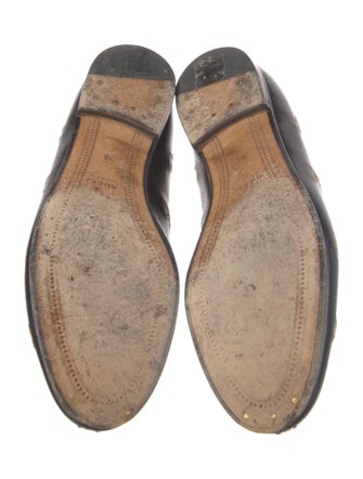 Gucci Horsebit Accent Leather Loafers