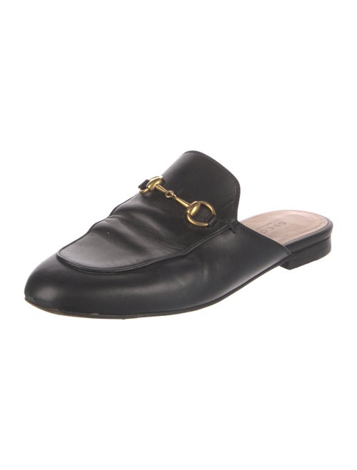 Gucci Horsebit Accent Leather Mules