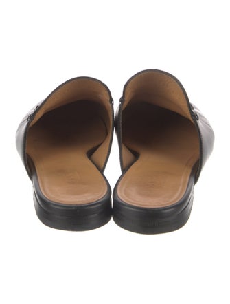 Gucci Horsebit Accent Leather Mules