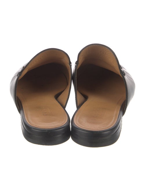 Gucci Horsebit Accent Leather Mules