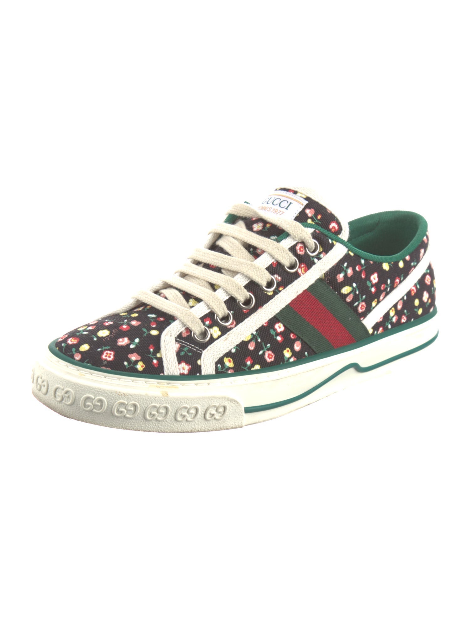 Gucci Web Accent Canvas Sneakers