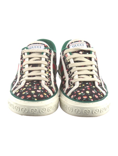 Gucci Web Accent Canvas Sneakers