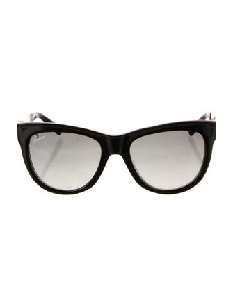 Gucci Web Accent Cat-Eye Sunglasses