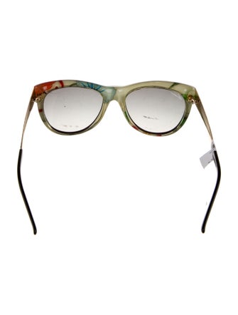 Gucci Web Accent Cat-Eye Sunglasses