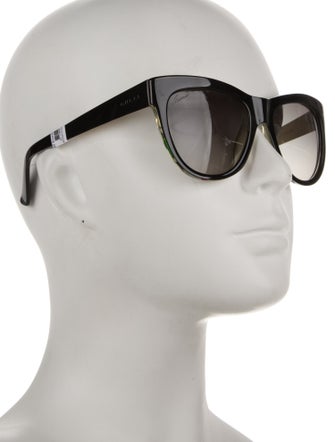 Gucci Web Accent Cat-Eye Sunglasses