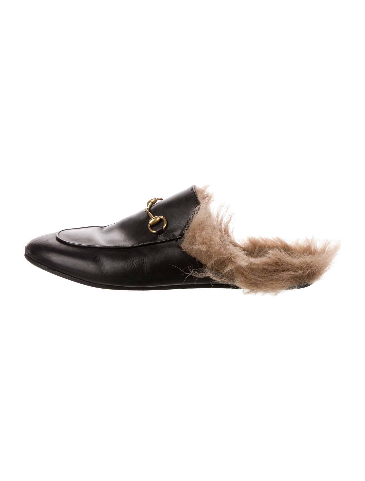 Gucci Horsebit Accent Leather Mules