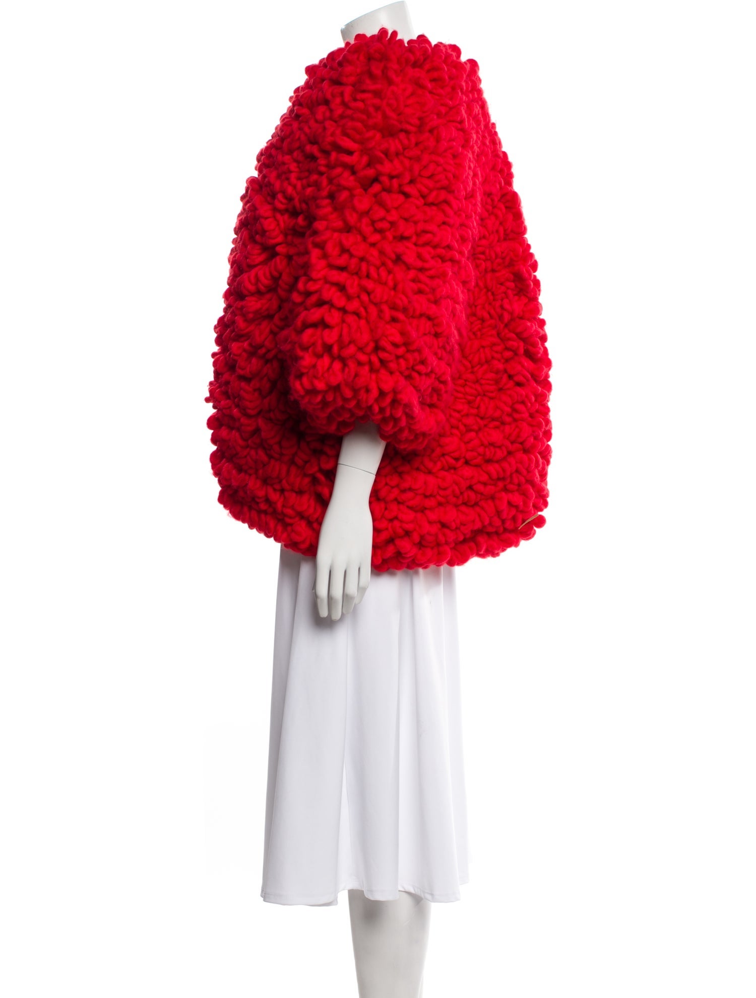 Gucci 2022 'Chenille Yarn' Faux Fur Jacket w/ Tags