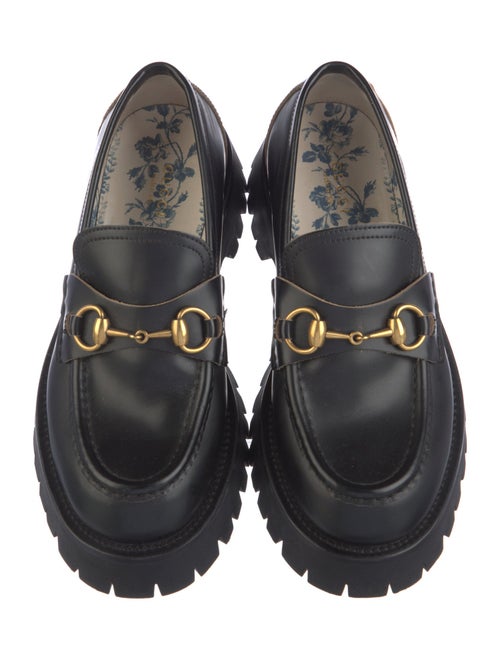 Gucci Horsebit Accent Leather Loafers