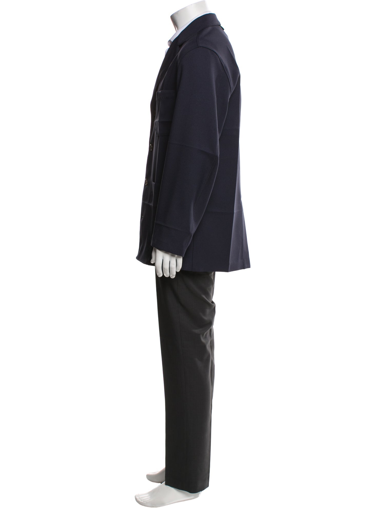 Gucci Web Accent Embroidered Accent Sport Coat