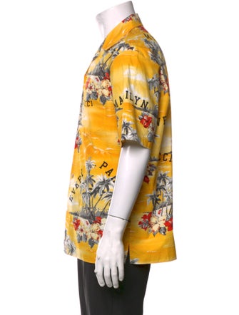 Gucci Floral Print Short Sleeve Shirt