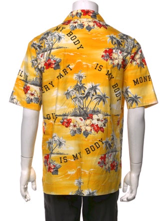 Gucci Floral Print Short Sleeve Shirt