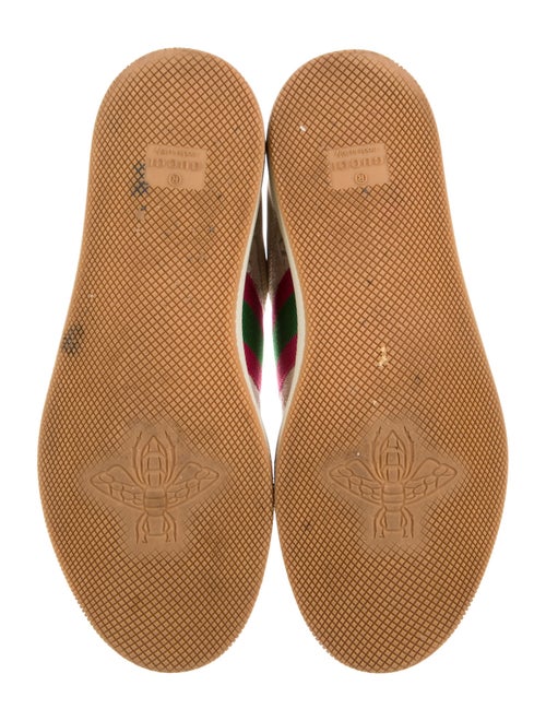 Gucci Web Accent Suede Sneakers