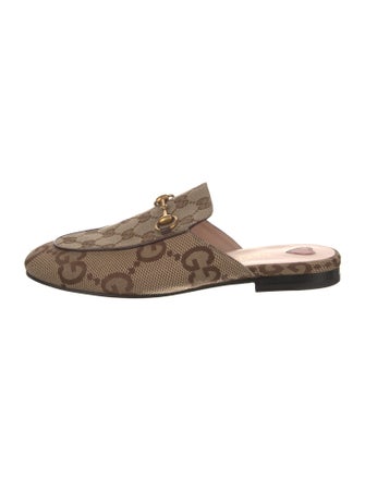 Gucci GG Canvas Canvas Mules