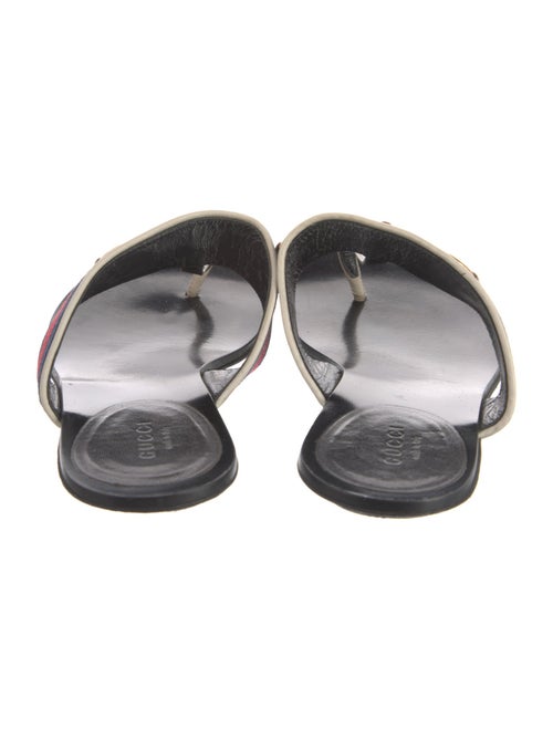 Gucci Horsebit Accent Leather Slides