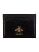 Gucci Bee Animalier Card Case Bee Accent Card Holder