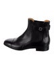 Gucci Interlocking G Logo Leather Chelsea Boots