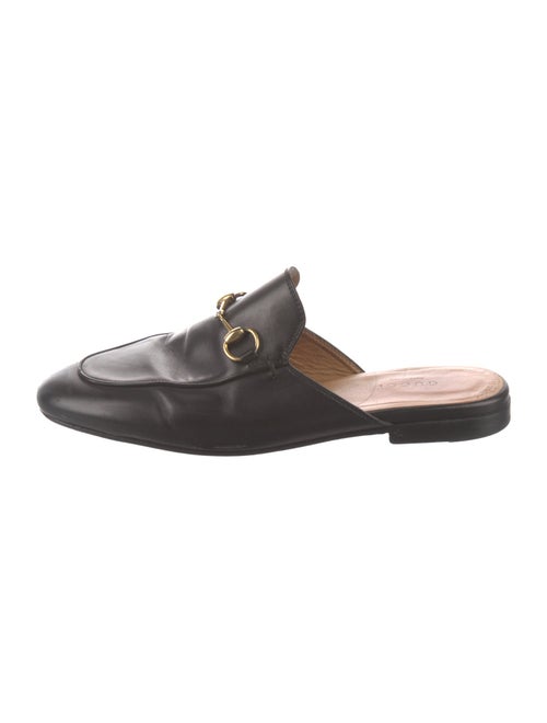 Gucci Horsebit Accent Leather Mules