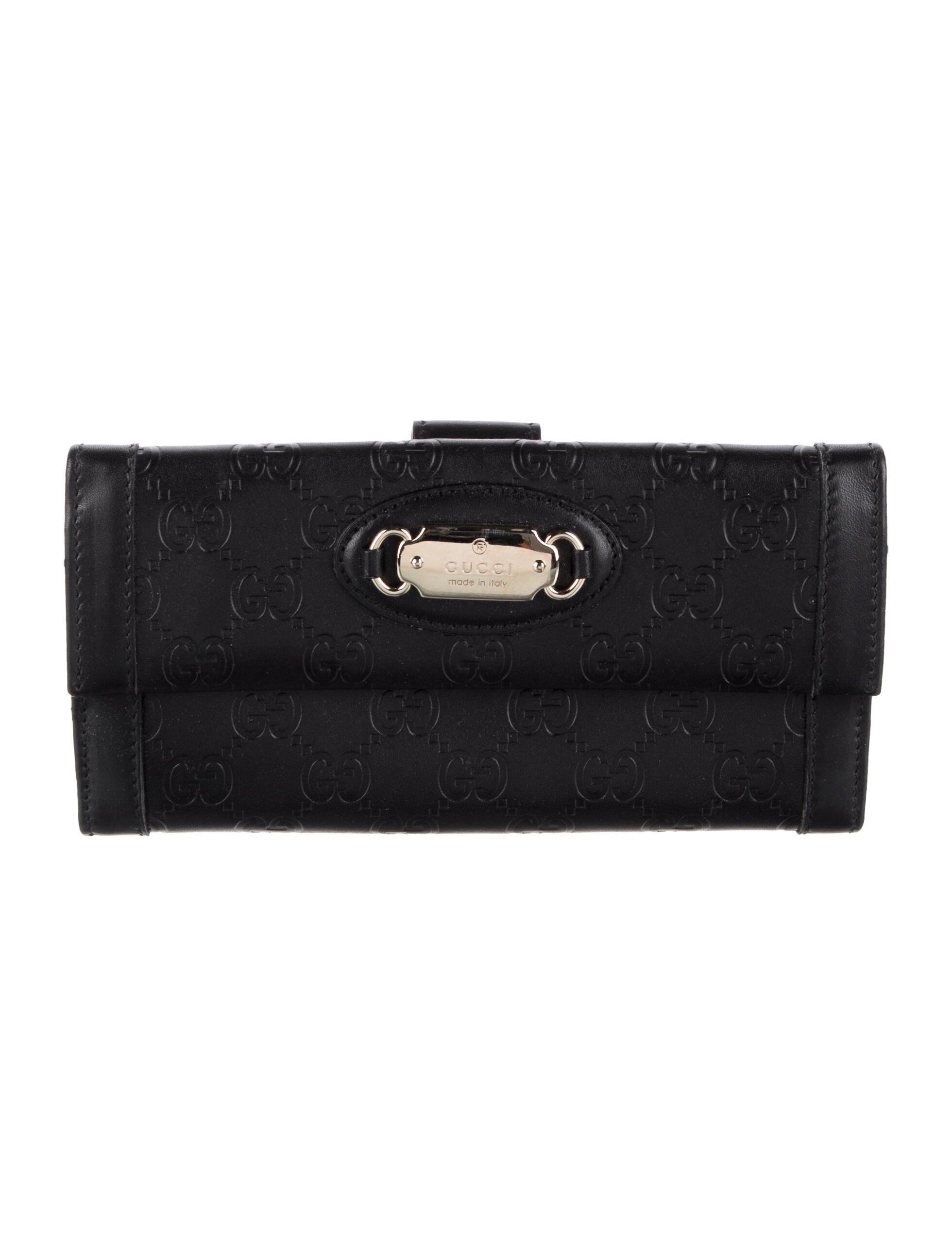 Gucci GG Supreme Leather Continental Wallet