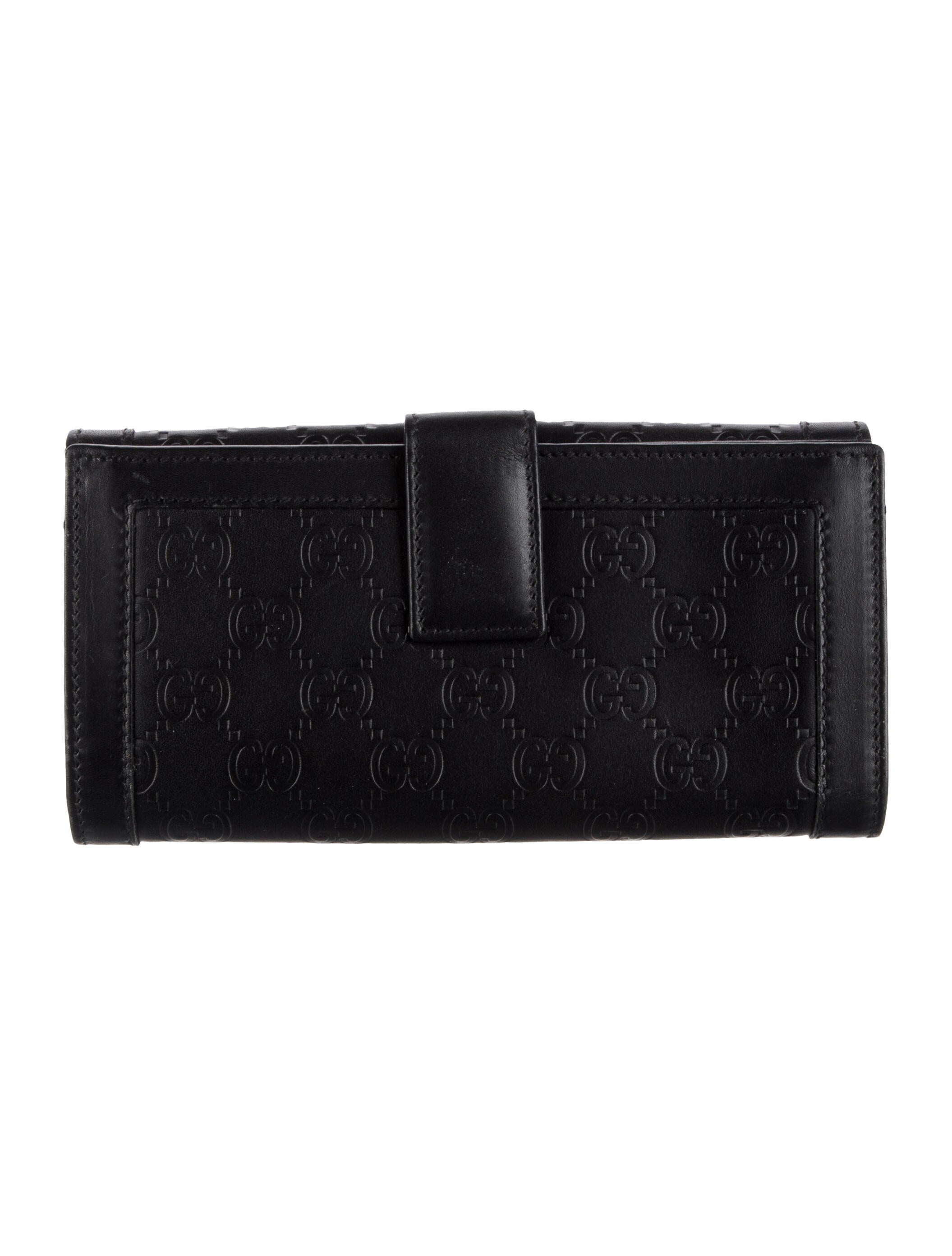 Gucci GG Supreme Leather Continental Wallet