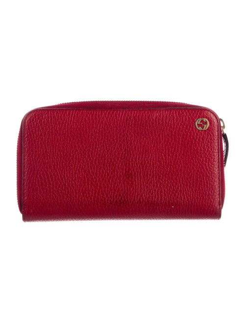 Gucci Interlocking G Logo Leather Continental Wallet