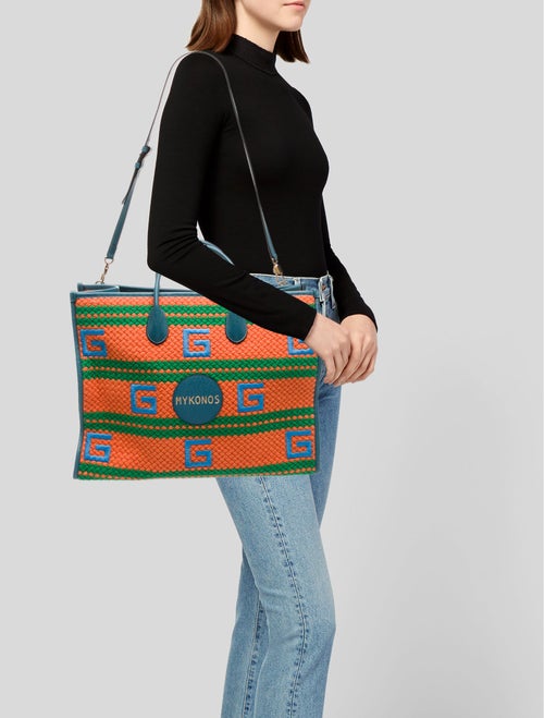 Gucci Canvas Weekender Bag