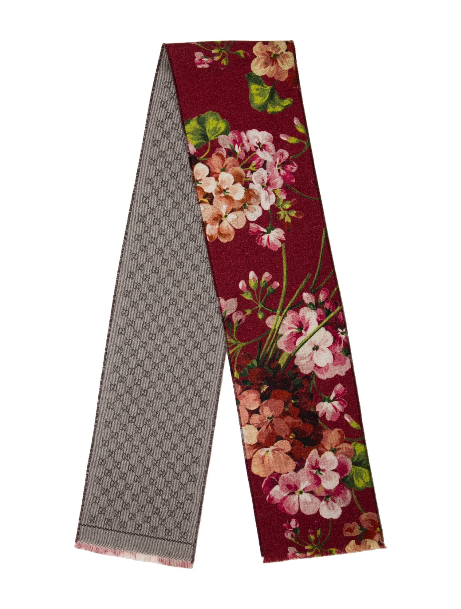 Gucci Floral Print Scarf