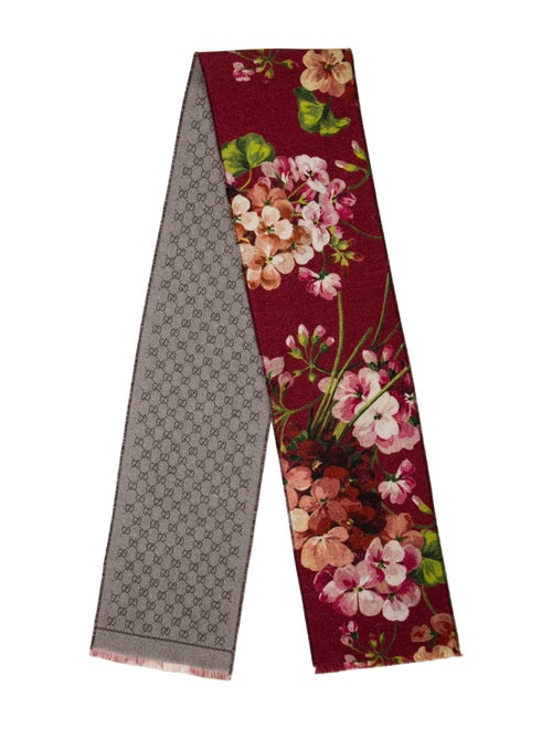 Gucci Floral Print Scarf