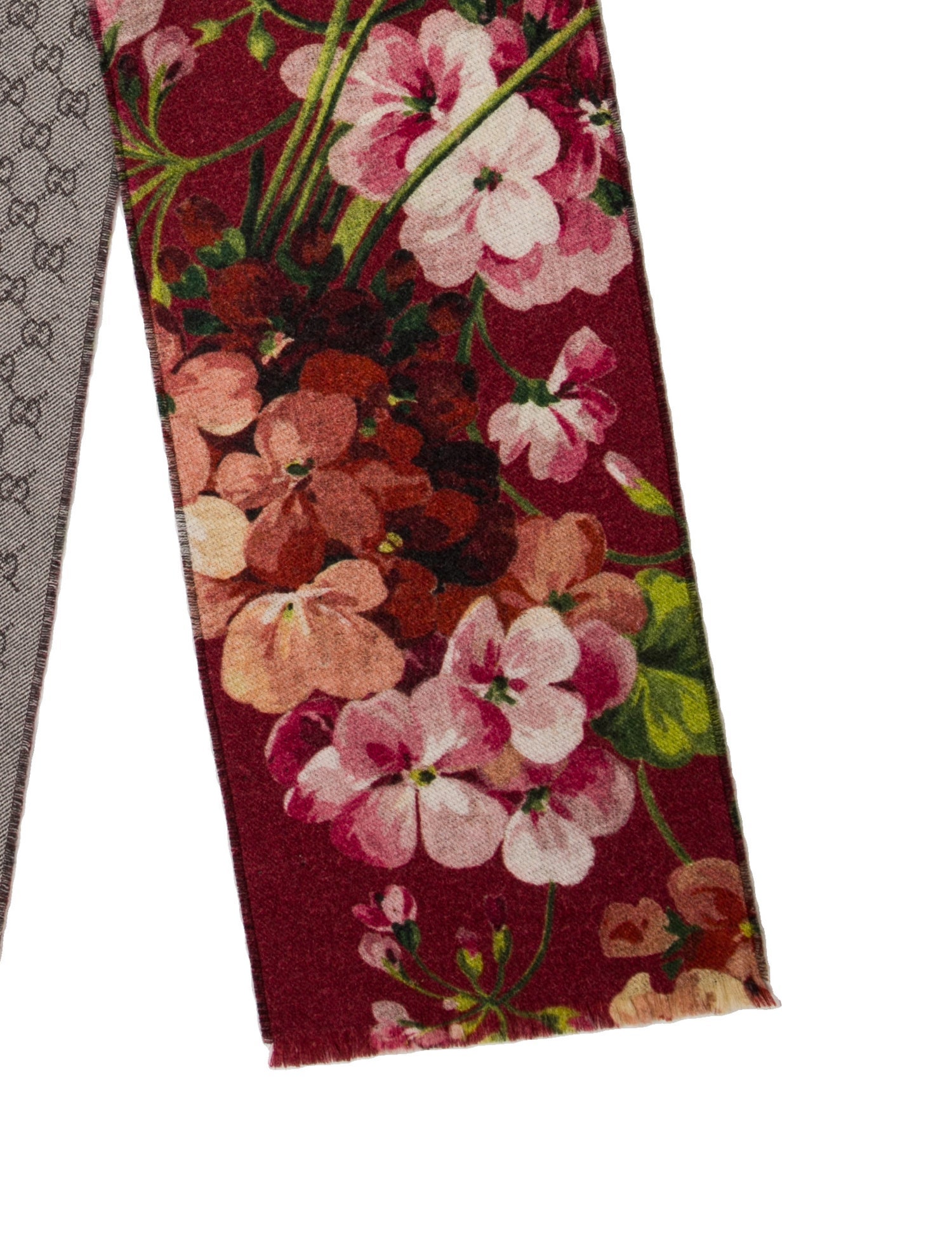 Gucci Floral Print Scarf