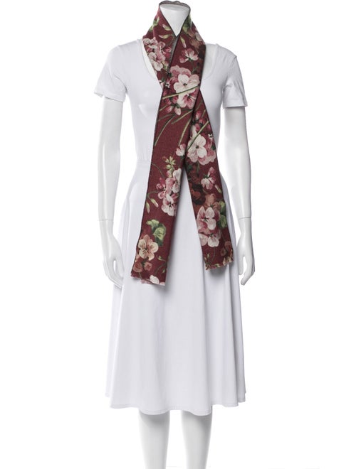 Gucci Floral Print Scarf