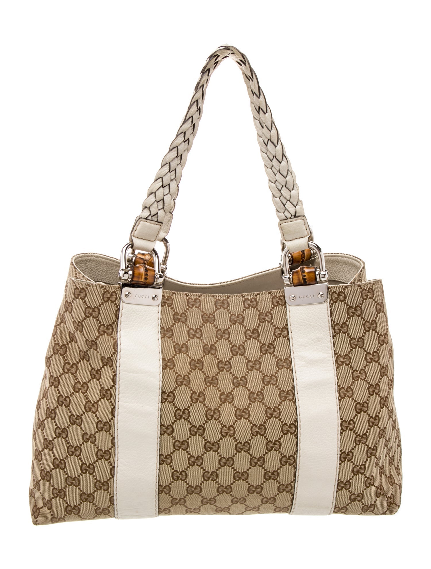 Gucci GG Canvas Bamboo Bar Medium