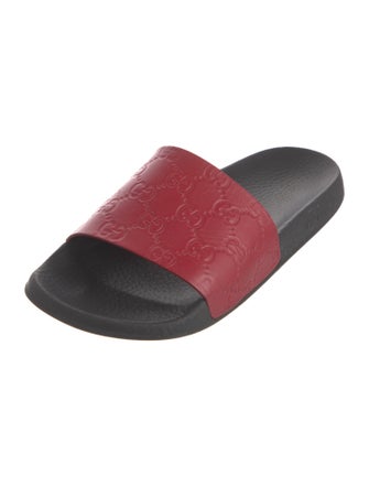 Gucci Leather Slides