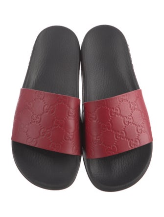 Gucci Leather Slides