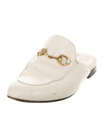Gucci Horsebit Accent Leather Mules